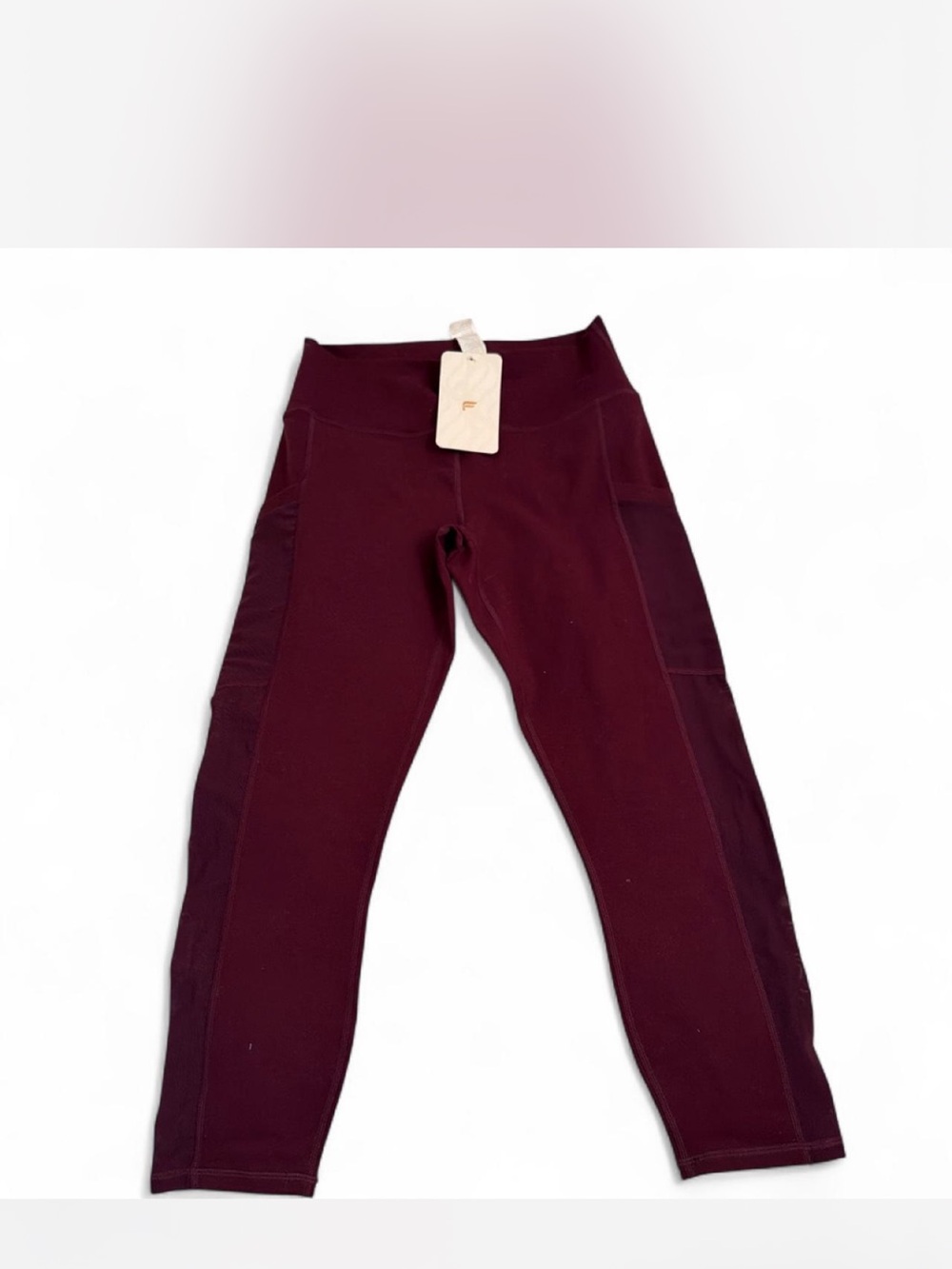 Burgundy Athletic Leggings